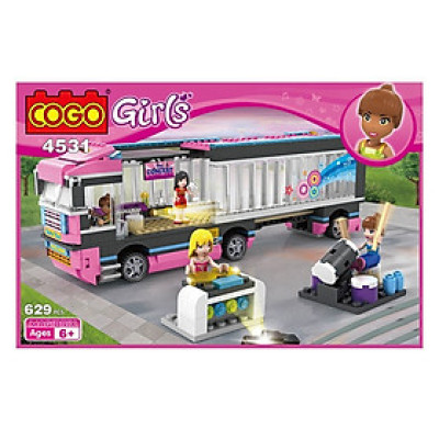 Bộ Lắp Ghép Xe Nhạc Lưu Động COGO 4531 (629 Mảnh Ghép)