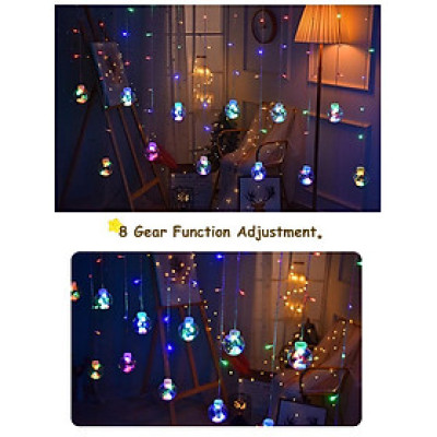 DÂY ĐÈN 108 LED  58468 AKKO STAR    - HÀNG CHÍNH HÃNG