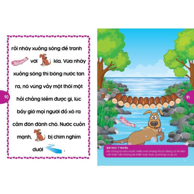 Sách - Phát Triển Tư Duy Và Ngôn Ngữ Cho Bé - Truyện Đọc Bằng Hình Ảnh - Truyện Ngụ Ngôn Đặc Sắc - Combo 6 Cuốn - Việt Thư