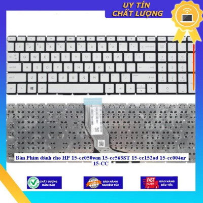 Bàn Phím dùng cho HP 15-cc050wm 15-cc563ST 15-cc152od 15-cc004ur 15-CC - Màu đen ko led - Hàng Nhập Khẩu New Seal
