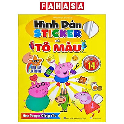 Sách - Hình Dán Sticker Và Tô Màu - Tập 14