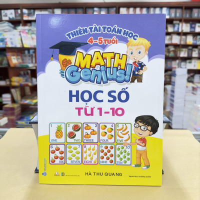 Thiên Tài Toán Học (4- 5 Tuổi ) - Học Số Từ 1 - 10