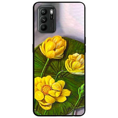 Ốp lưng cho Oppo Reno 2Z - 2F - Reno 6Z - Reno 7Z 5G - 8Z 5G - Reno 8T 4G - Reno 8T 5G - Sen Vàng Xanh - Hàng Chính Hãng