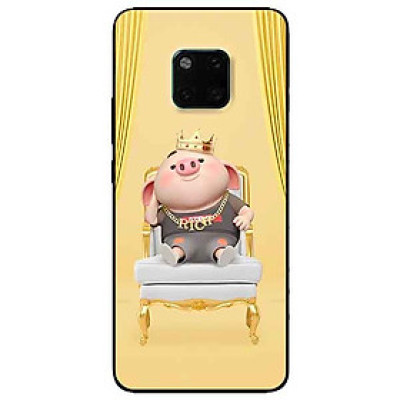 Ốp lưng in cho Huawei Mate 20 Pro Mẫu Heo Vua