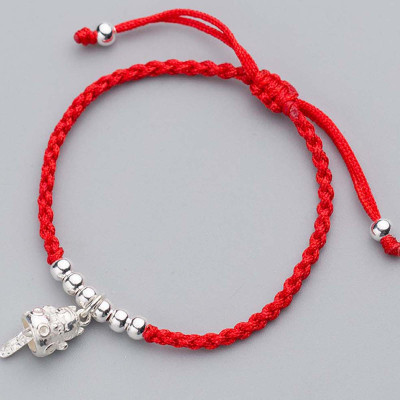 Combo 2 vòng thắt dây đỏ charm treo may mắn - Ngọc Quý Gemstones