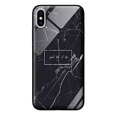 Ốp kính cường lực cho iPhone XS Chữ Trên Đá - Hàng chính hãng