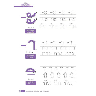 Sách - Tập Viết Tiếng Thái Lan Cho Người Mới Bắt Đầu - MCBooks