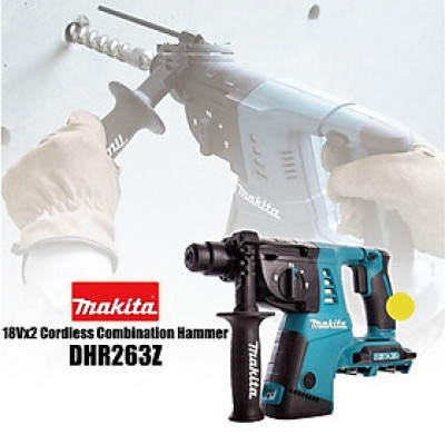MÁY KHOAN ĐA NĂNG DÙNG PIN (26MM)(18VX2) 2.5J (KHÔNG KÈM PIN VÀ ĐẾ SẠC) MAKITA DHR263Z- HÀNG CHÍNH HÃNG