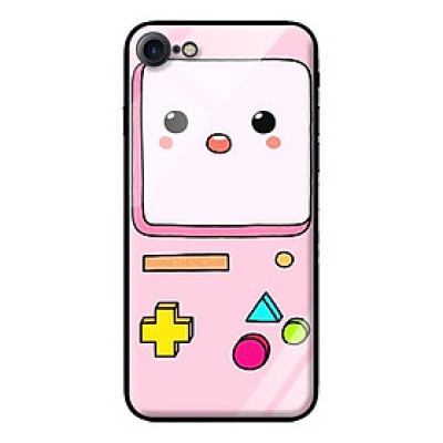 Ốp kính cường lực cho iPhone 8 Game Hồng - Hàng chính hãng