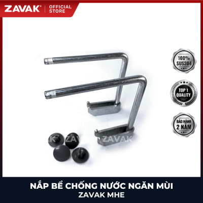 Nắp bể ngầm chống nước ngăn mùi inox ZAVAK MHE*-70 / KT 70x70cm, lát gạch 3cm, tải 400kg
