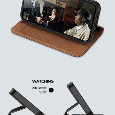 Bao da dành cho iPhone 14 Pro MAX hiệu Dux Ducis Skin X2 Series chống sốc có ngăn đựng thẻ  - hàng chính hãng