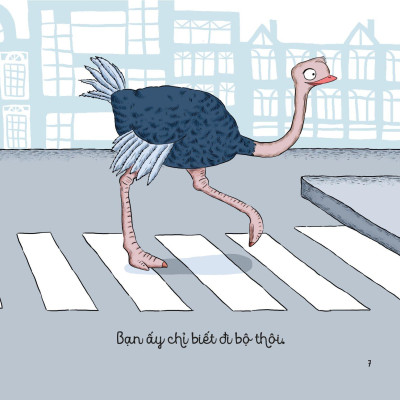 Bé Học Điều Hay Qua Câu Chuyện Nhỏ - Gấu Con Tinh Nghịch - Đà Điểu Ơi, Bay Lên Nào!