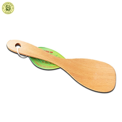Muỗng Xới Cơm Gỗ  Mui Bằng - Vá Gỗ Beech 01A  - Đồ Gỗ Nhà Bếp Thương Hiệu Trường Sơn
