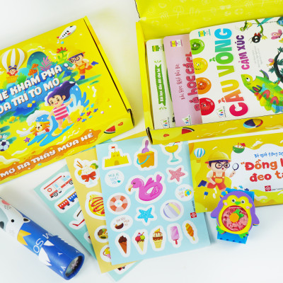 Sách - Hộp Hè Khám Phá, Thỏa Trí Tò Mò - Mở Ra Thấy Mùa Hè cho trẻ 3 - 6 tuổi - Đinh Tị Books