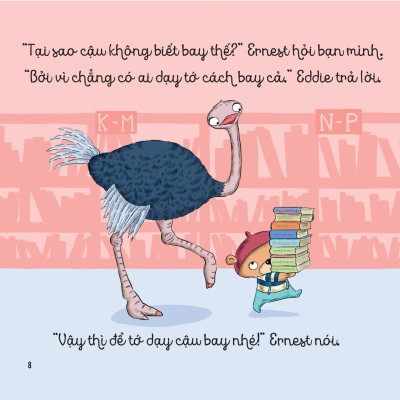 Bé Học Điều Hay Qua Câu Chuyện Nhỏ - Gấu Con Tinh Nghịch - Đà Điểu Ơi, Bay Lên Nào!