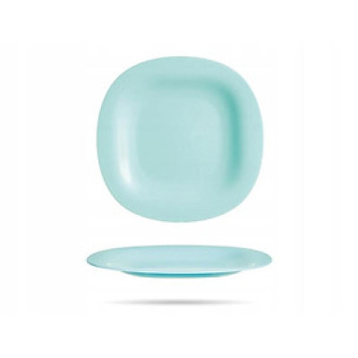 Đĩa (dĩa) nông lòng Luminarc Carine thủy tinh xanh ngọc P4127- 27cm