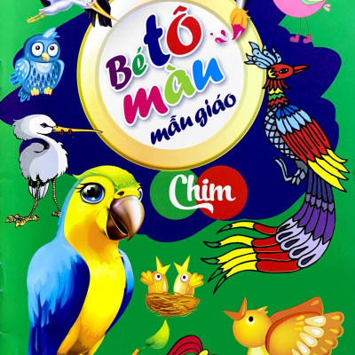 Bé Tô Màu Mẫu Giáo - Chim