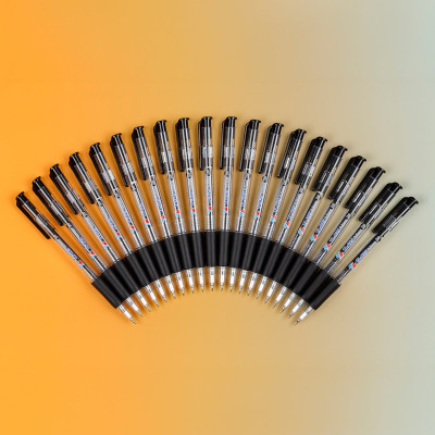 Combo 5/10/20 Bút bi Thiên Long TL-025 ngòi 0.8mm mực xanh đỏ đen có tấm đệm mềm giúp cầm êm tay và giảm trơn khi viết