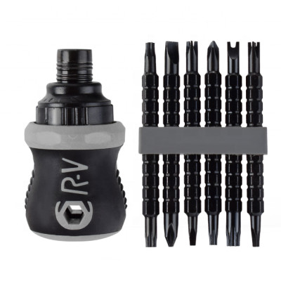 Bộ tuốc nơ vít bánh cóc 13 trong 1 Dụng cụ cầm tay mini CRV