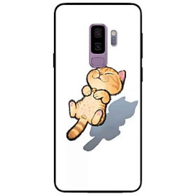 Ốp lưng in cho Samsung S9 Plus Mẫu Mèo Vàng