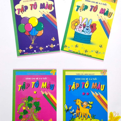 Tập Tô Màu - Dành Cho Bé 5-6 Tuổi