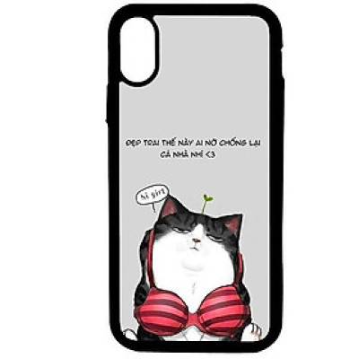 Ốp lưng dành cho Iphone Xs Chào Cô Gái - Hàng Chính Hãng