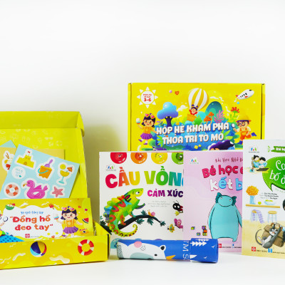 Sách - Hộp Hè Khám Phá, Thỏa Trí Tò Mò - Mở Ra Thấy Mùa Hè cho trẻ 3 - 6 tuổi - Đinh Tị Books