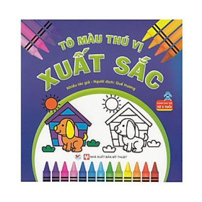 Sách Tô Màu Thú Vị Xuất Sắc - Tân Việt Books