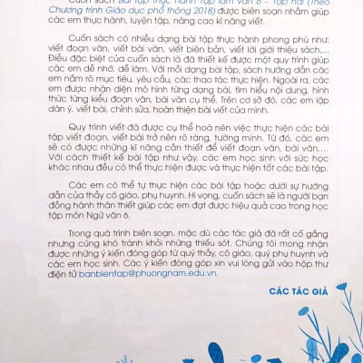 Bài Tập Thực Hành Tập Làm Văn Lớp 6 - Tập 2 (Theo Chương Trình Giáo Dục Phổ Thông 2018)