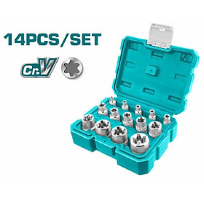 BỘ 14 ĐẦU TUÝP LOẠI E TOTAL THKTETS0114 - HÀNG CHÍNH HÃNG