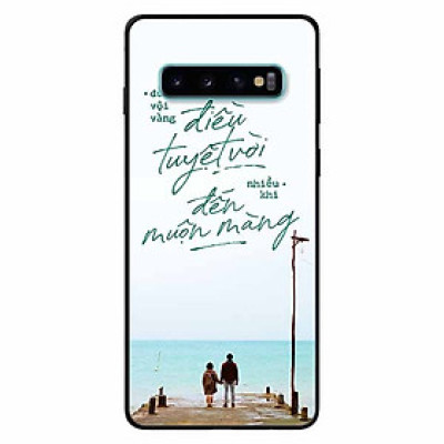 Ốp lưng in cho Samsung S10 Mẫu Điều Tuyệt Vời
