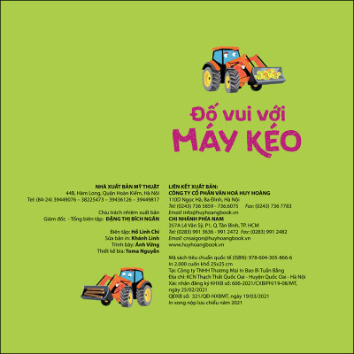 Puzzle Activity - Tractor : Đố Vui Với Máy Kéo (Song Ngữ Anh - Việt)