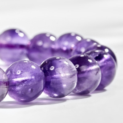 Vòng Tay Đá Thạch Anh Tím Phối Bàn Tay Hamsa Bạc Ngọc Quý Gemstones