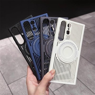 Ốp Lưng Nhựa Cứng Tản Nhiệt Từ Tính Cho Samsung S25 Ultra / S24 Ultra / S23 Ultra / S23+  - BUM STORE GALAXY CASE