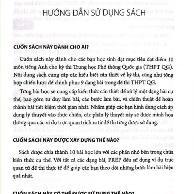 Chiến Thuật Giải Đề Đạt Điểm 10 Môn Tiếng Anh Kì Thi Trung Học Phổ Thông Quốc Gia