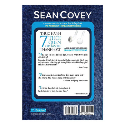 Sách - Thực Hành 7 Thói Quen Của Bạn Trẻ Thành Đạt - First News