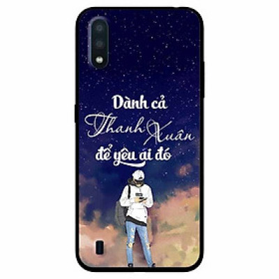 Ốp lưng in cho Samsung A01 Mẫu Dành Cả Thanh Xuân Boy