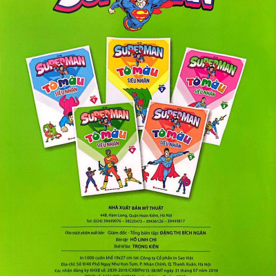 Tô Màu Siêu Nhân Superman Quyển 4