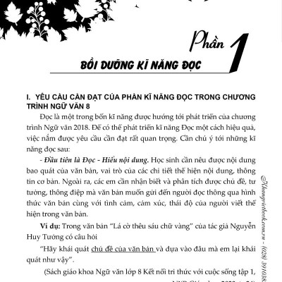 Bồi Dưỡng Kĩ Năng Đọc Và Viết Ngữ Văn 8