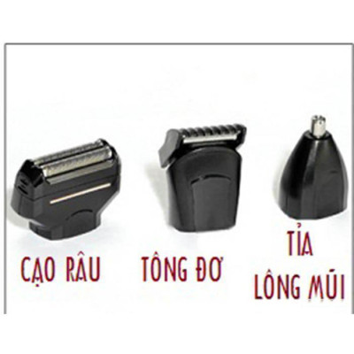 Tông Đơ Cắt Tóc, Cạo Râu, Tỉa Lông Mũi Kemei Km-1407 Cao Cấp