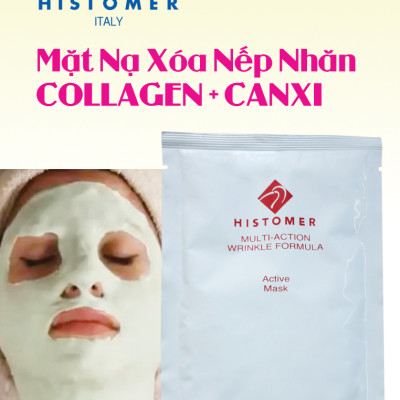 Histomer Wrinkle Active  Mask - Mặt nạ Collagen & Canxi chống lão hóa