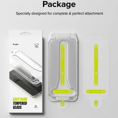 [Combo 2] Dán cường lực Google Pixel 10 / Pixel 9 RINGKE Easy Slide Tempered Glass - Hàng Chính Hãng