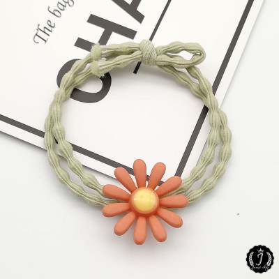 Chun tóc, Dây buộc tóc đính hoa cúc nhiều màu - hottrend