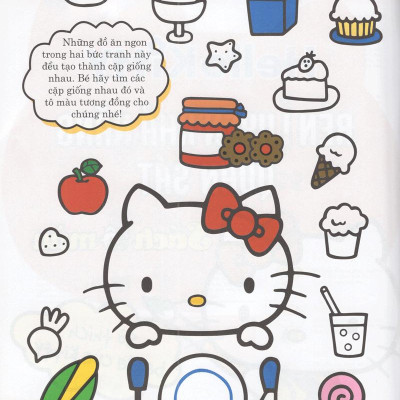 Bộ 4 Cuốn Hello Kitty- Sách Tô Màu: Rèn Luyện Khả Năng Cho