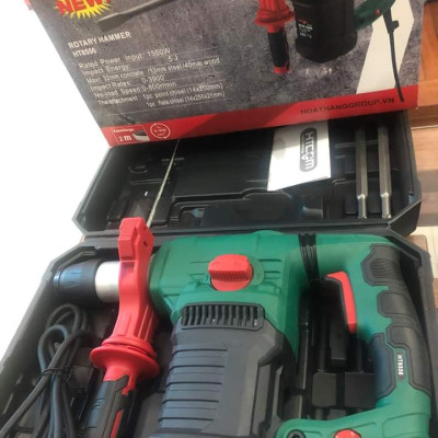 MÁY KHOAN ĐỤC CHỈNH TỐC ĐỘ 3 CHỨC NĂNG HTCOM HT8556 (1500W)- HÀNG CHÍNH HÃNG ( SIÊU KHỎE)