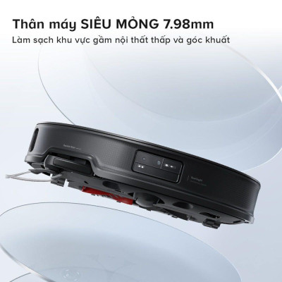 Robot Hút Bụi Lau Nhà Cao Cấp Roborock Saros 10R Lực 19.000, Camera AI -Hàng Chính Hãng