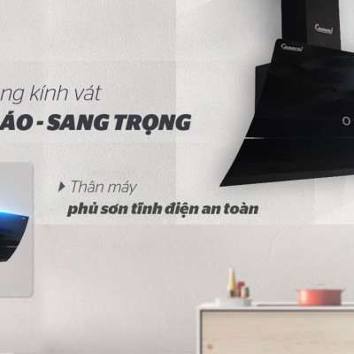 Máy hút mùi kính cong CANAVAL CA8970 - Hàng nhập khẩu