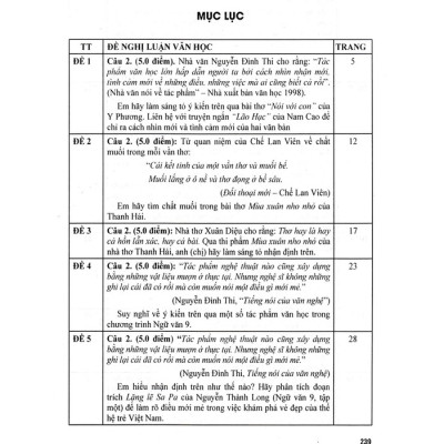 SÁCH - tuyển tập đề kiểm tra môn ngữ văn 9 bồi dưỡng học sinh giỏi (theo cấu trúc mới)