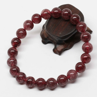 Vòng Tay Đá Thạch Anh Ưu Dâu Đỏ Ngọc Quý Gemstones TA066