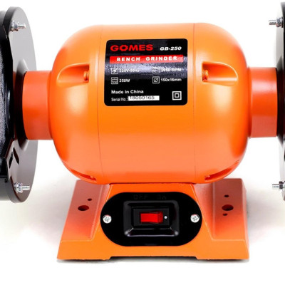 MÁY MÀI 2 ĐÁ 250W 150MM GOMES GB-250 - HÀNG CHÍNH HÃNG